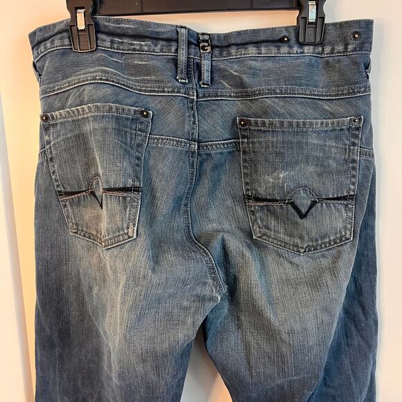 G by Guess Straight Leg Rolland Low Bootcut Jeans Size 34 - Picture 4 of 13